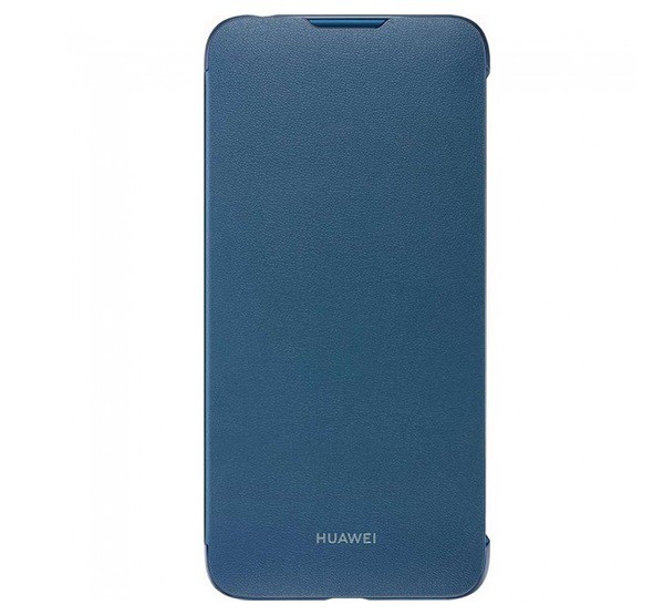 HUAWEI tok álló, bőr hatású (FLIP, oldalra nyíló) KÉK [Huawei Y7 2019 (Y7 Prime 2019)]