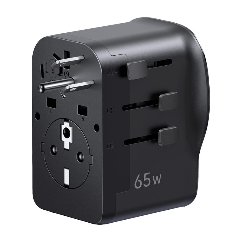 Ugreen S550 65W  2x USB-C  1x USB-A univerzális utazási adapter / hálózati töltő