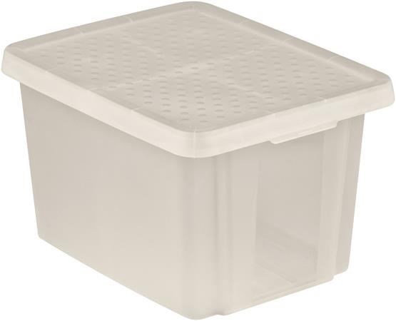 Curver Essentials tárolódoboz tetővel 26l áttetsző (225448) Curver Essentials tárolódoboz tetővel 26l áttetsző (225448)