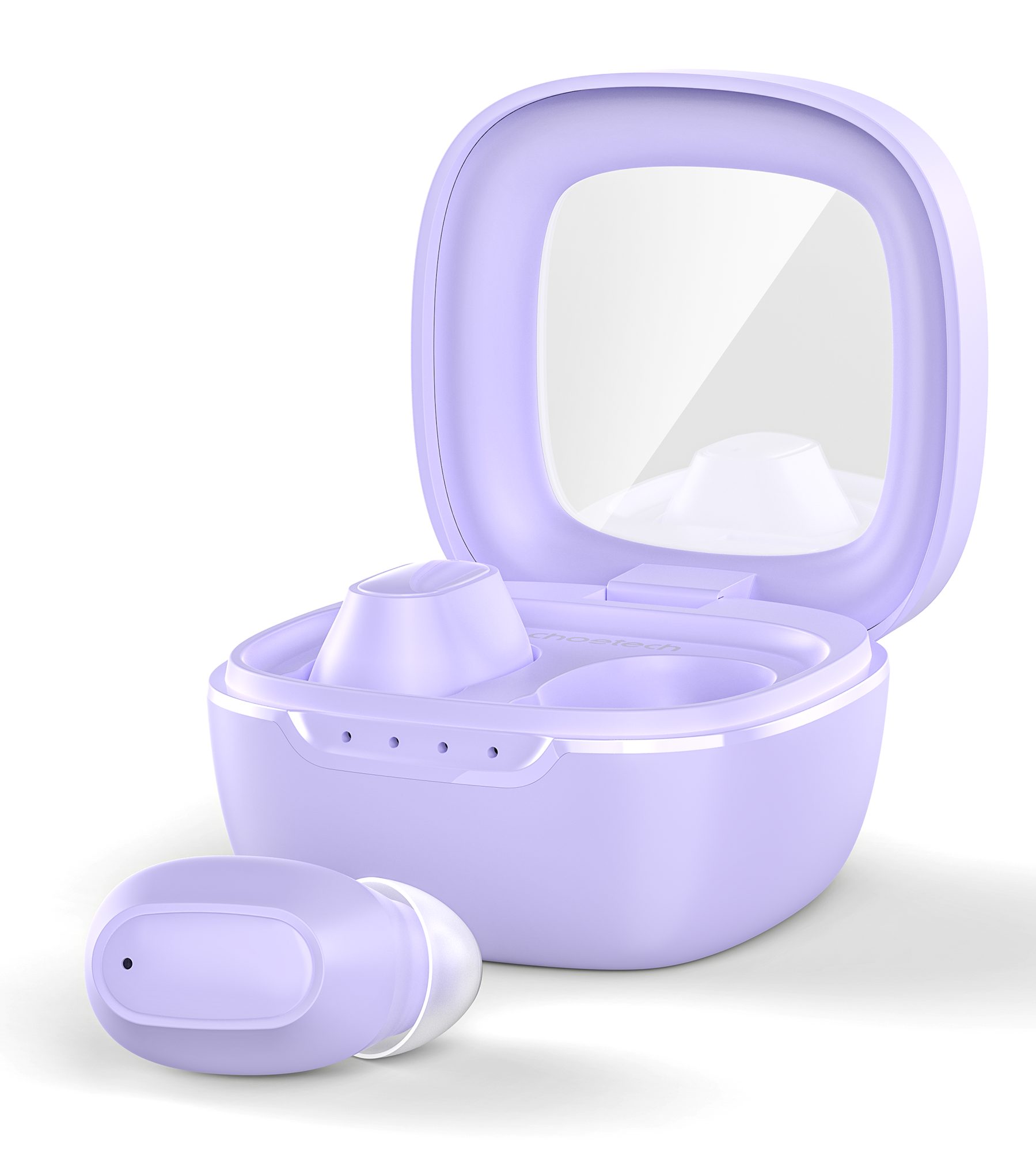 Choetech BH-T23LuminaCube ENC TWS Fülhallgató Lila Choetech BH-T23LuminaCube ENC TWS Fülhallgató Lila