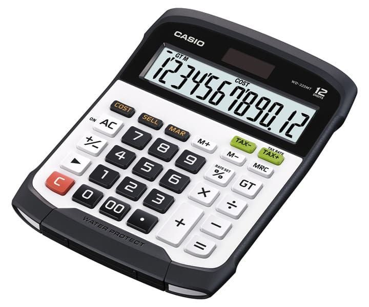 Casio WD-320MT Asztali számológép Fehér