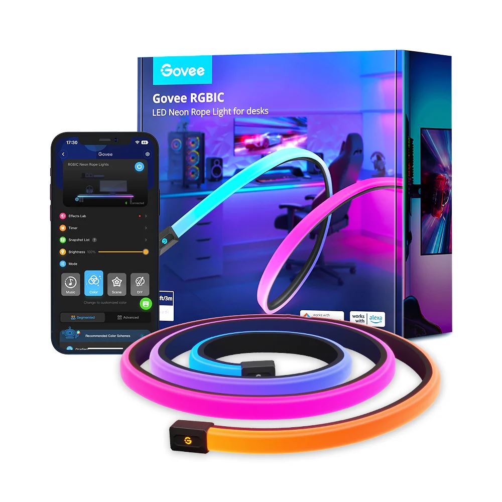 Govee Neon RGBIC LED szalag 3m (H61C33D1)