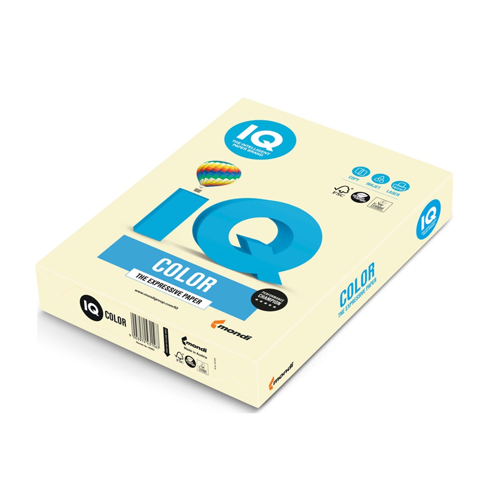 Mondi Másolópapír, színes, A3, 80g.  BE66 500ív/csomag, pasztell vanília