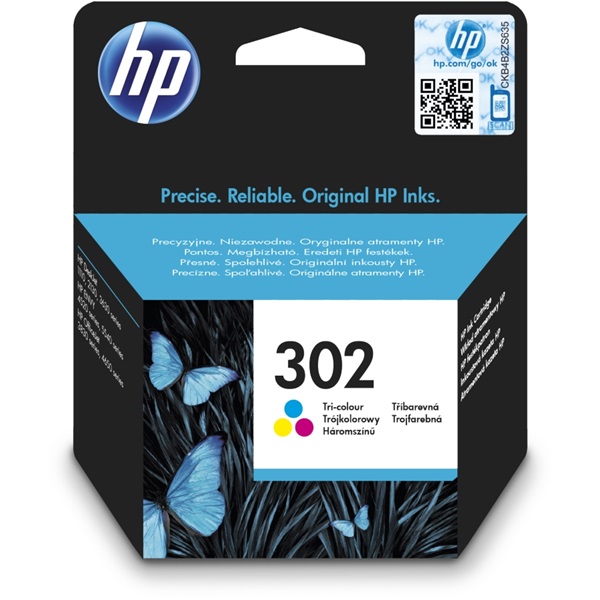 HP 302 háromszínű tintapatron (F6U65AE) HP 302 háromszínű tintapatron (F6U65AE)