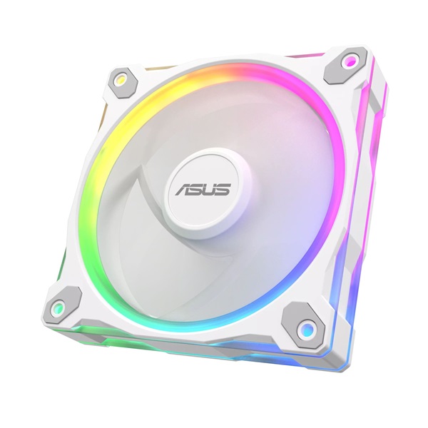Asus Prime MR120 ARGB Reverse ház hűtő ventilátor Fehér