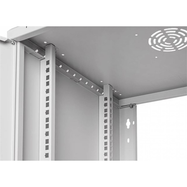 Stalflex 12U fali rack szekrény 19" 450mm szürke (RC19-12U-450GG)