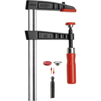 Temperöntvény gyorsszorító, max. fesztáv 200 mm Bessey TG20, fesztáv: 200 mm, visszavonás: 100 mm Temperöntvény gyorsszorító, max. fesztáv 200 mm Bessey TG20, fesztáv: 200 mm, visszavonás: 100 mm
