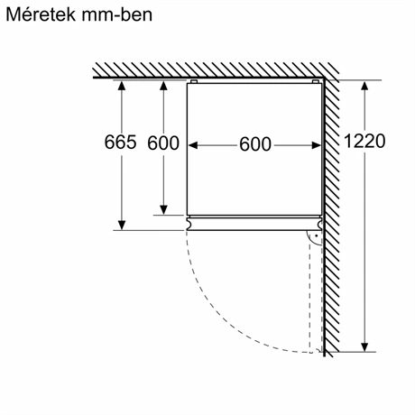 Bosch KGN392I1F Alulfagyasztós hűtőszekrény, A energiaosztály, Nemesacél