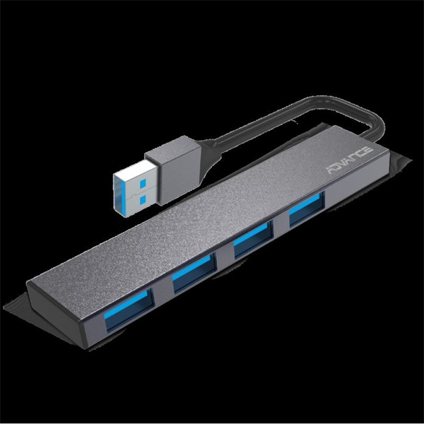 Advance XPAND SMART USB-A to 4x USB-A3.0 USB Hub Szürke Advance XPAND SMART USB-A to 4x USB-A3.0 USB Hub Szürke
